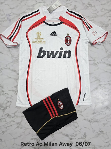 AC Milan Away Football Jersey 2006/07 Set