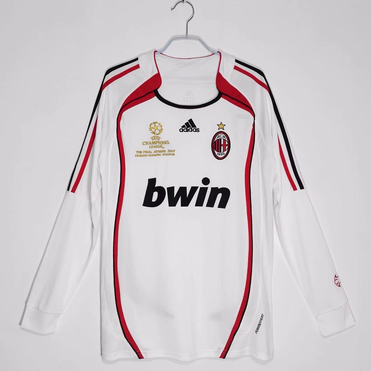 AC Milan Away Jersey full sleeve – iconic white, legendary legacy.