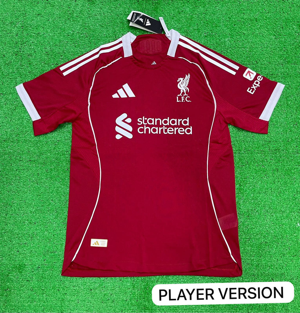 Liverpool home 25/26 season player edition